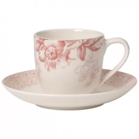 Floreana Red Tazza espresso con piatto 2pezzi - Villeroy & Boch