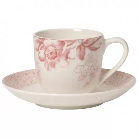 Floreana Red Tazza espresso con piatto 2pezzi - Villeroy & Boch