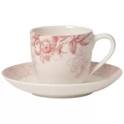Floreana Red Tazza espresso con piatto 2pezzi - Villeroy & Boch 2