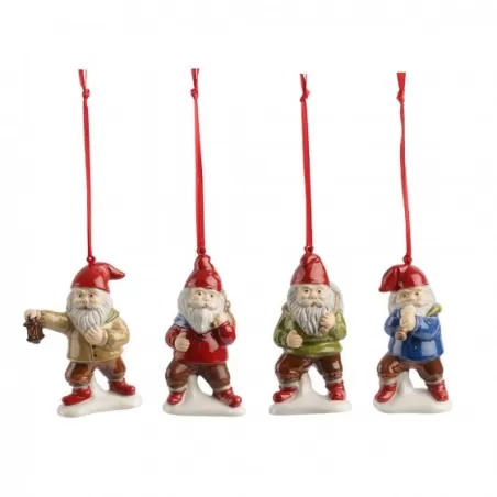 Nostalgic Ornaments Ornamenti Nani, set 4 pz. - Villeroy & Boch
