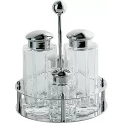 Servizio per olio, aceto, sale e pepe