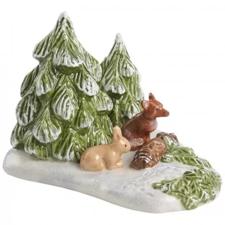 Mini Christmas Village Foresta con animali - Villeroy & Boch
