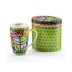 Boccale in scatola di latta "Rana" - Romero Britto