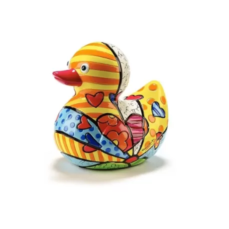 Figurina "Papera Happy" Edizione Limitata con certificato - Romero Britto