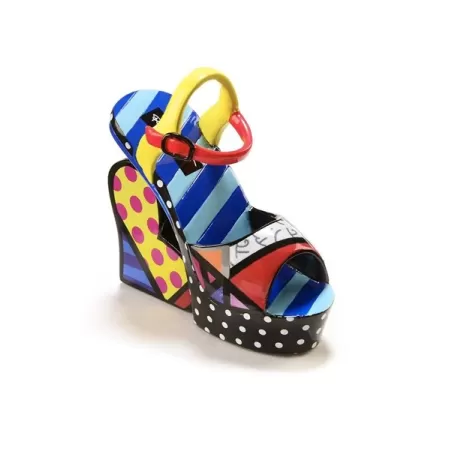 Figurina mini scarpa "Con Zeppa" - Romero Britto