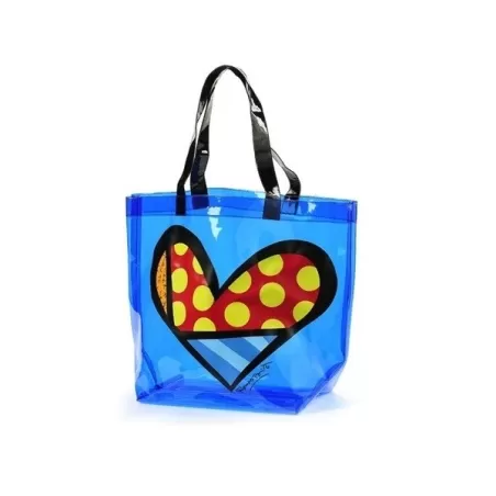Borsa da spiaggia "Heart" Cm.50x38 - Romero britto
