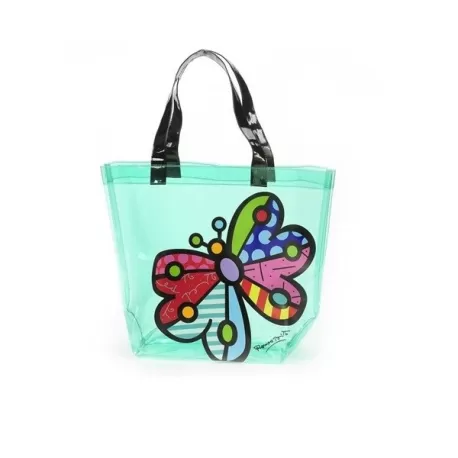 Borsa da spiaggia "Butterfly" Cm.50x38 - Romero britto