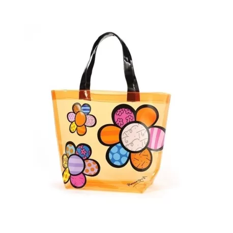Borsa da spiaggia "Flowers" Cm.50x38 - Romero britto