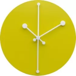 Dotty Clock, Orologio Giallo - Alessi