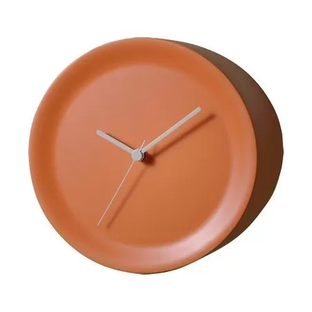 Ora Out, Orologio Spigolo Arancio - Alessi