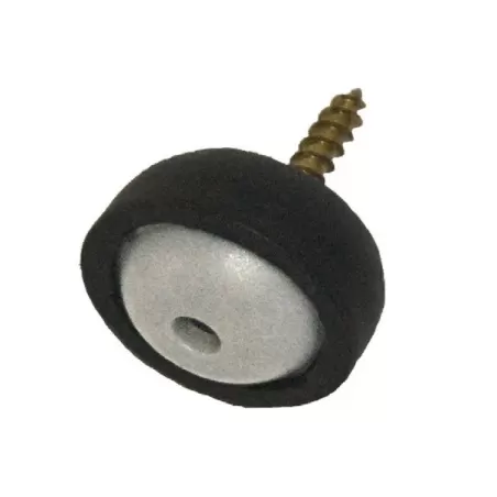 Piedino molleggiato antirumore Mm. 30, Nero - C.A.L.F.