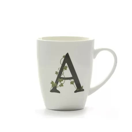 Atupertu, Mug lettera  'a' Ml. 380 - La Porcellana Bianca
