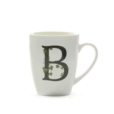 Atupertu, Mug lettera 'b' Ml. 380 - La Porcellana Bianca