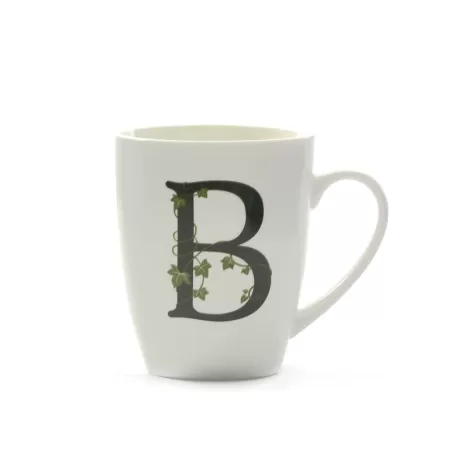 Atupertu, Mug lettera 'b' Ml. 380 - La Porcellana Bianca