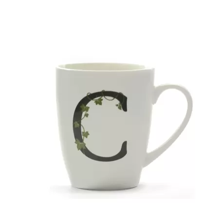 Atupertu, Mug lettera 'c' Ml. 380 - La Porcellana Bianca