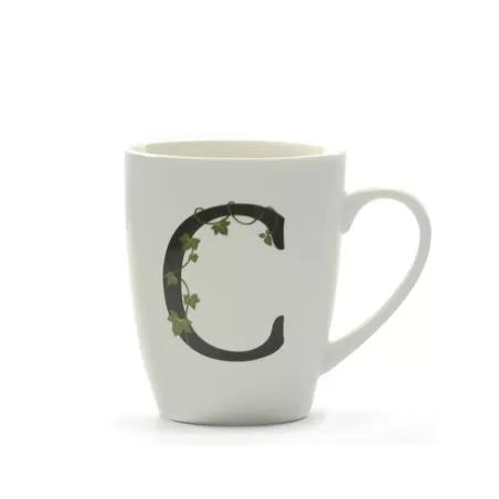 Atupertu, Mug lettera 'c' Ml. 380 - La Porcellana Bianca