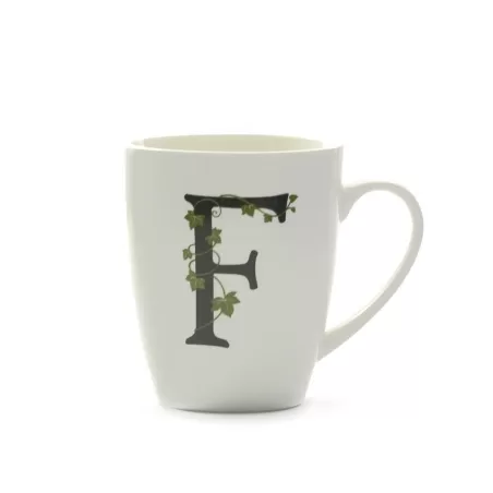 Atupertu, Mug lettera 'f' Ml. 380 - La Porcellana Bianca