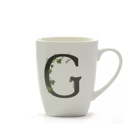Atupertu, Mug lettera 'g' Ml. 380 - La Porcellana Bianca