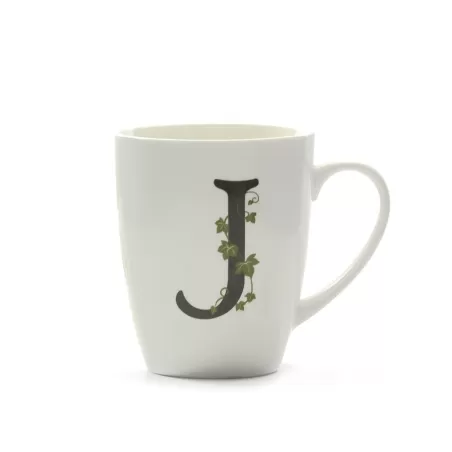 Atupertu, Mug lettera 'j' Ml. 380 - La Porcellana Bianca