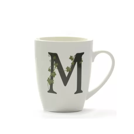 Atupertu, Mug lettera 'm' Ml. 380 - La Porcellana Bianca