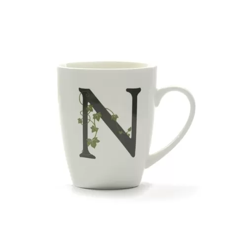 Atupertu, Mug lettera 'n' Ml. 380 - La Porcellana Bianca