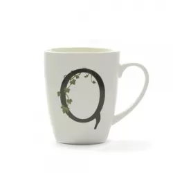 Atupertu, Mug lettera 'q' Ml. 380 - La Porcellana Bianca