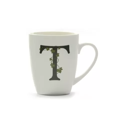 Atupertu, Mug lettera 't' Ml. 380 - La Porcellana Bianca