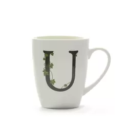 Atupertu, Mug lettera 'u' Ml. 380 - La Porcellana Bianca