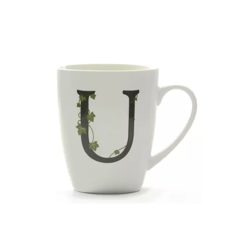 Atupertu, Mug lettera 'u' Ml. 380 - La Porcellana Bianca