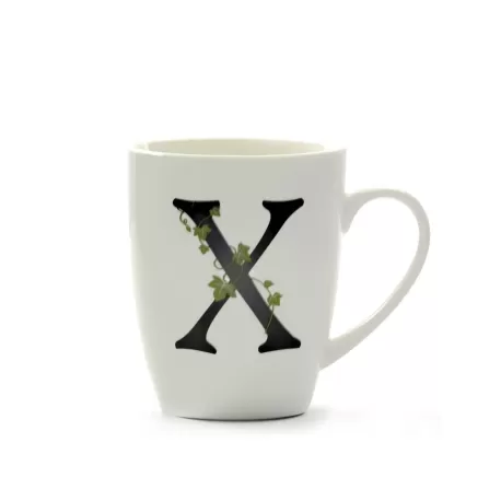 Atupertu, Mug lettera 'x' Ml. 380 - La Porcellana Bianca