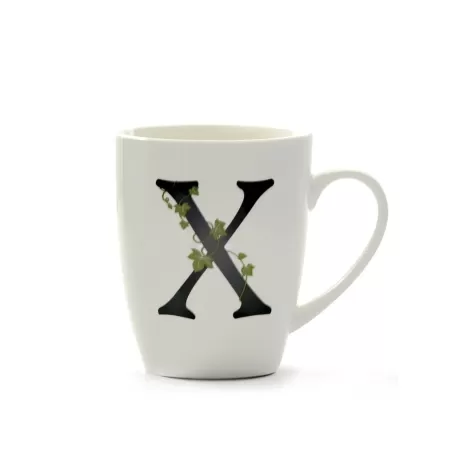 Atupertu, Mug lettera 'x' Ml. 380 - La Porcellana Bianca