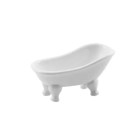 Calidarium, Vaschetta contenitore Cm. 14,5x7xh.7 - La Porcellana Bianca