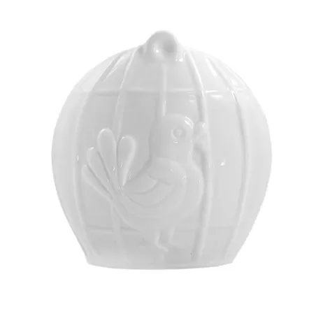 Leopoldina, Umidificatore cip cip Cm. 18 - La Porcellana Bianca