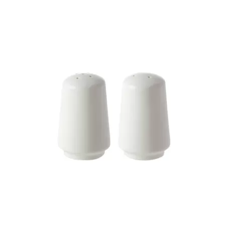 Menage, Set sale e pepe cilindrici - La Porcellana Bianca