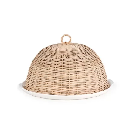 Midollino, Campana Cm. 28 - La Porcellana Bianca