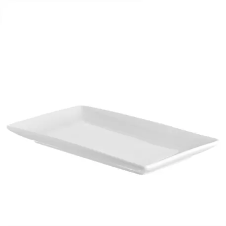 Prato, Vassoio rettangolare Cm. 21x12 - La Porcellana Bianca