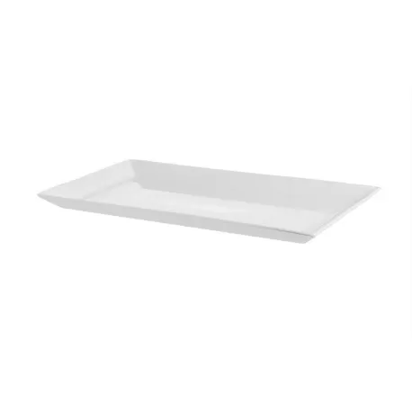 Prato, Vassoio rettangolare Cm. 26x14,5 - La Porcellana Bianca