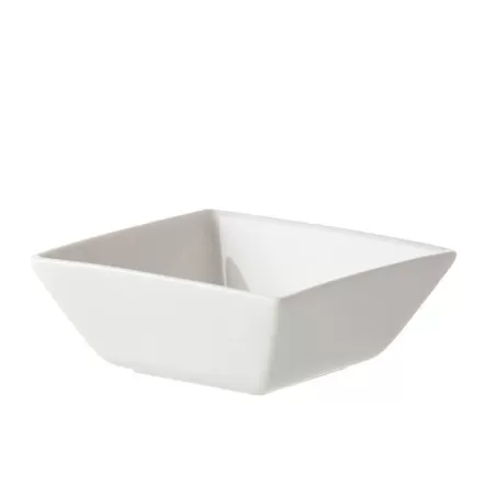 Prato, Ciotola quadrata Cm. 15 - La Porcellana Bianca