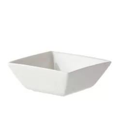 Prato, Ciotola quadrata /p.to fondo Cm. 18 - La Porcellana Bianca
