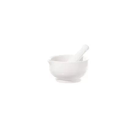 Preparazione, Mortaio con pestello Cm. 11,5 - La Porcellana Bianca