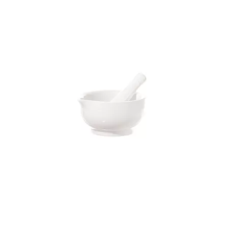 Preparazione, Mortaio con pestello Cm. 11,5 - La Porcellana Bianca