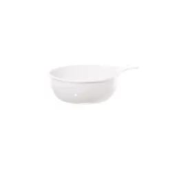 Terrine, Ciotola con presa Cm. 18x14x5 - La Porcellana Bianca