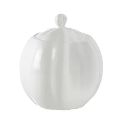 Villadeifiori, Zuccheriera con coperchio Ml. 300 - La Porcellana Bianca