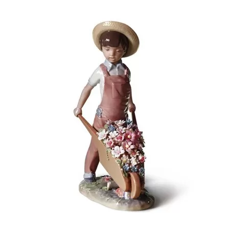 Bimbo con fiori - Lladrò