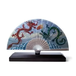 Ventaglio dragoni imperiali - Lladrò