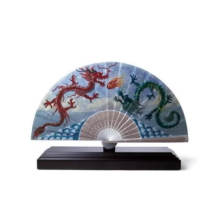 Ventaglio dragoni imperiali - Lladrò