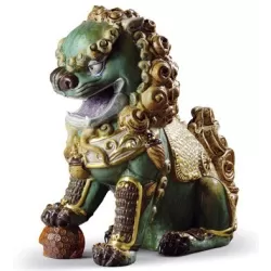 Leone orientale (verde) - Lladrò