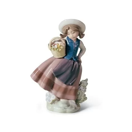 Ragazza con cesta - Lladrò