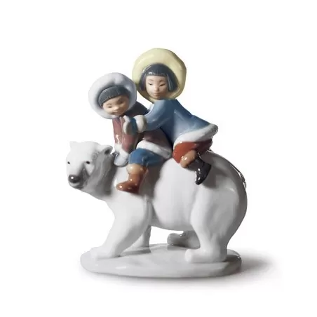 Giocando con l'orso - Lladrò