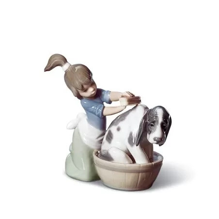 Il bagno del cane - Lladrò